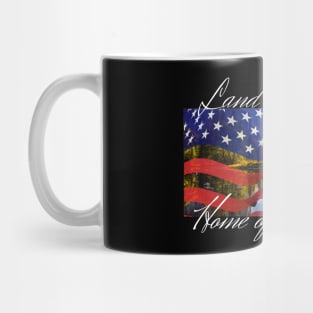 Land of the Free Home of the Brave Mug